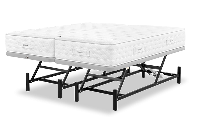 Motor with magnet - Upholstered bed base