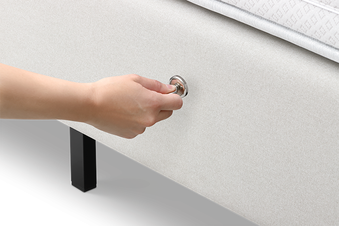 Motor with magnet - Upholstered bed base