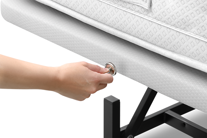 Motor with magnet - Upholstered bed base